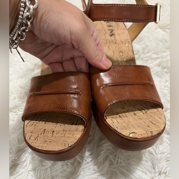 Korks Bardot Wedge Sandal - size 9 - Picture 4 of 7